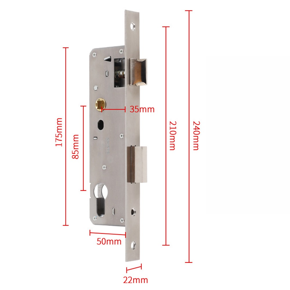 Furniture Hardware Fitting - Serrure de porte universelle en aluminium