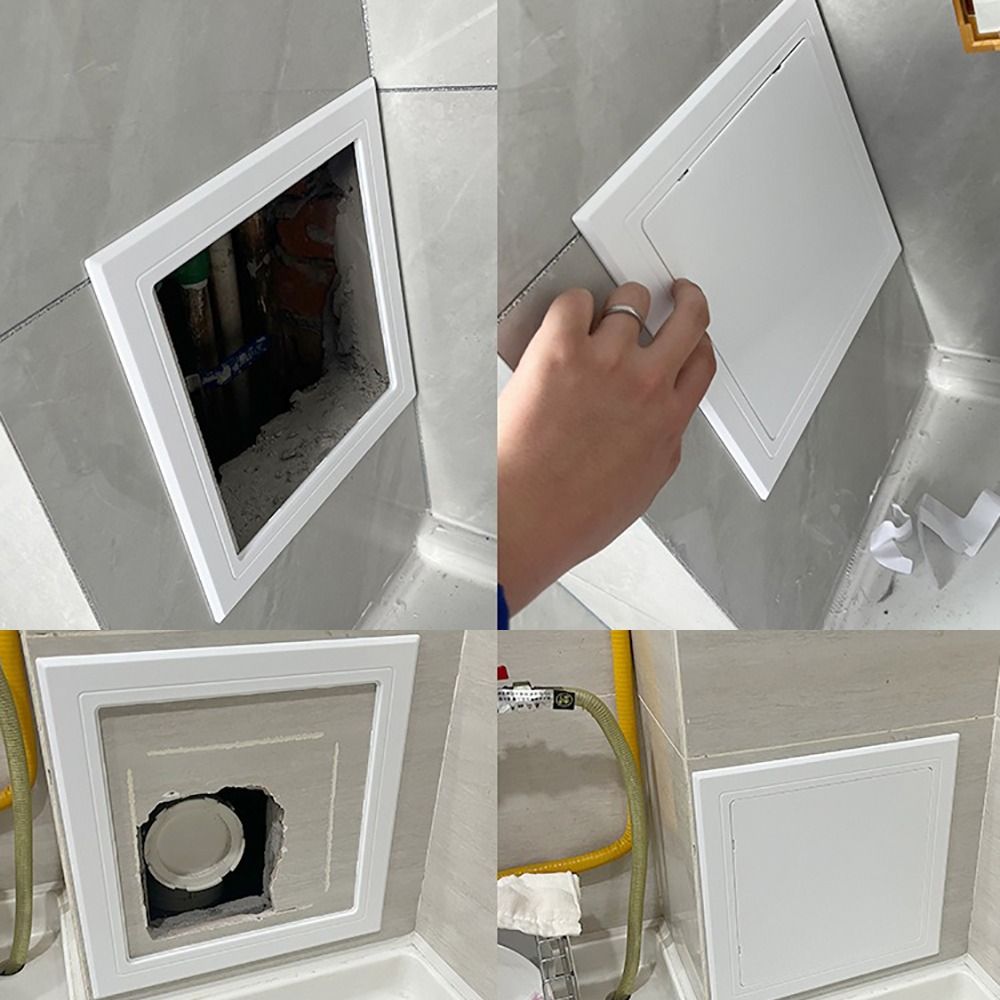 Furniture Hardware Fitting - Porte d'accès universelle auto-adhésive en plastique,