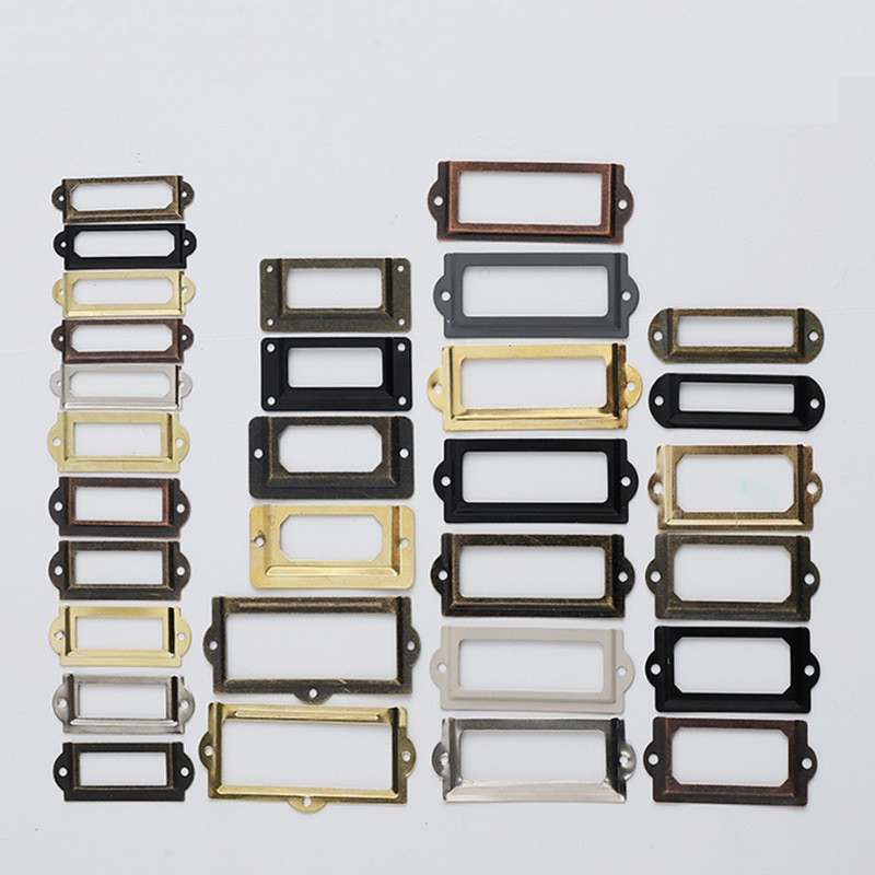 Porte-étiquette en fer et méta - Furniture Hardware Names avis et prix