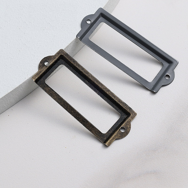 Porte-étiquette en fer et méta - Furniture Hardware Names avis et prix